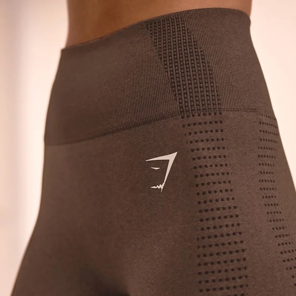 Gymshark Vital Seamless 2.0 Leggings L Espresso Marl - Picture 5 of 13